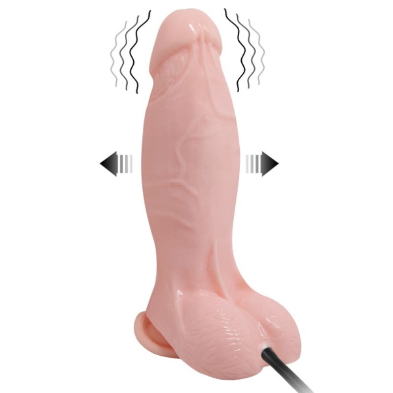 BAILE - REALISTIC VIBRATING AND INFLATABLE DILDO 18.8 CM BAILE  NOCTURNA DESIRES