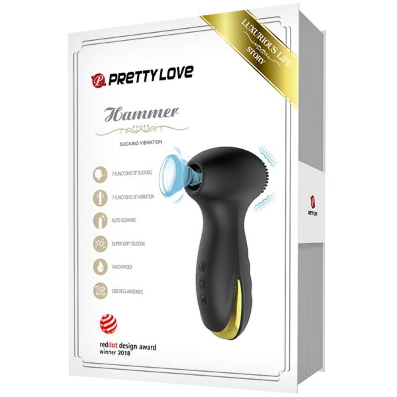 PRETTY LOVE - SMART HAMMER VIBRATION AND SUCTION PRETTY LOVE SMART  NOCTURNA DESIRES