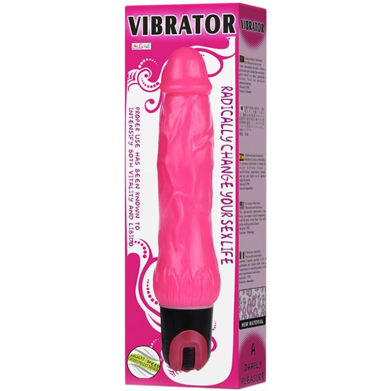 BAILE - VIBRATOR DAAPLY PLEASURE MULTISPEED PINK BAILE  NOCTURNA DESIRES