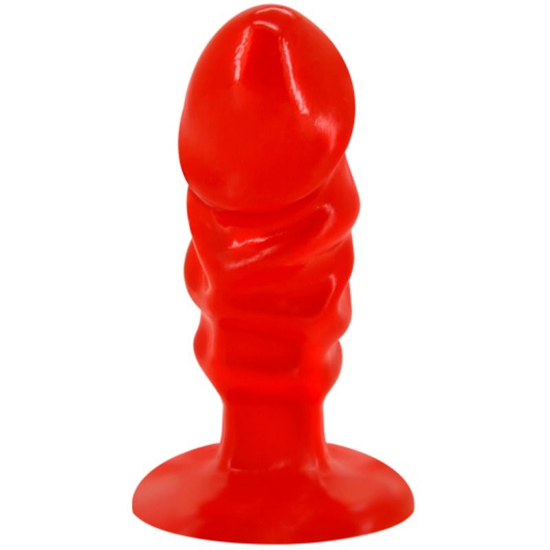 BAILE - UNISEX ANAL PLUG WITH RED SUCTION CUP BAILE ANAL  NOCTURNA DESIRES