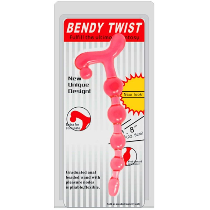BAILE - BENDY TWIST RED ANAL BALLS BAILE ANAL  NOCTURNA DESIRES