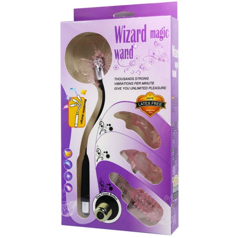 BAILE - WIZARD MAGIC WAND STIMULATOR WITH VIBRATION BAILE STIMULATING  NOCTURNA DESIRES