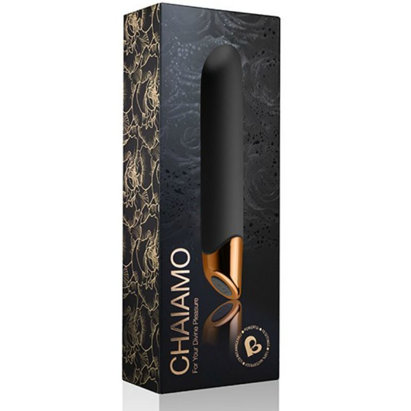 ROCKS-OFF - BLACK CHAIAMO VIBRATOR ROCKS-OFF  NOCTURNA DESIRES