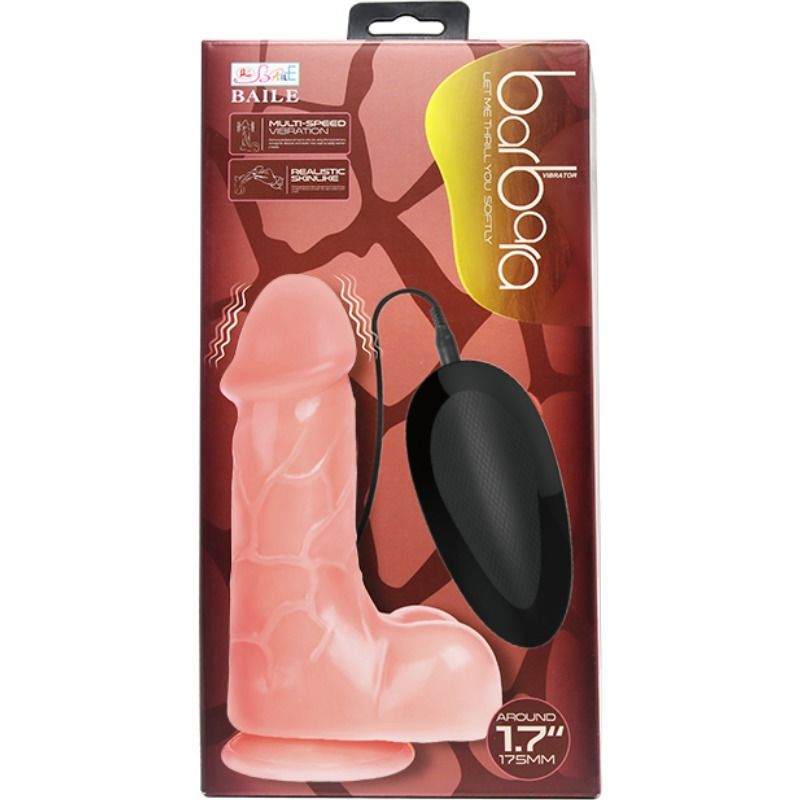 BAILE - NATURAL BARBARA REALISTIC VIBRATOR BAILE  NOCTURNA DESIRES
