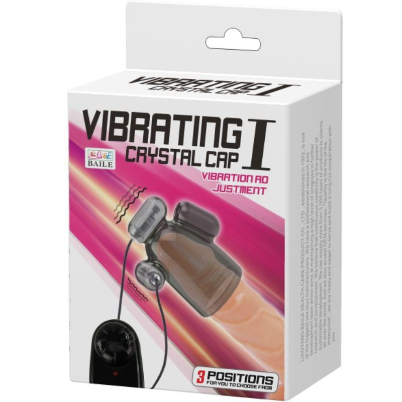 BAILE - VIBRATING COVER VIBRATING CRYSTAL CAP I BAILE FOR HIM  NOCTURNA DESIRES
