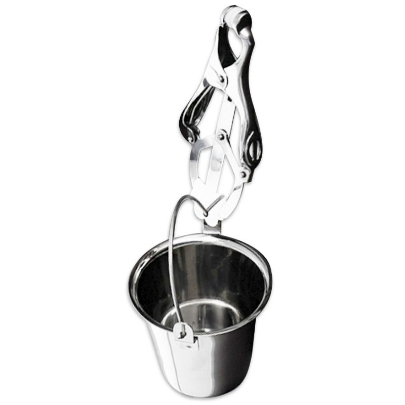 METAL HARD - NIPPLE CLAMP WITH TANK METAL HARD  NOCTURNA DESIRES