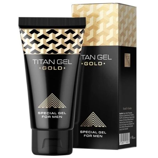 TITAN GEL - GOLD PENIS INCREASE 50ML TITAN GEL  NOCTURNA DESIRES
