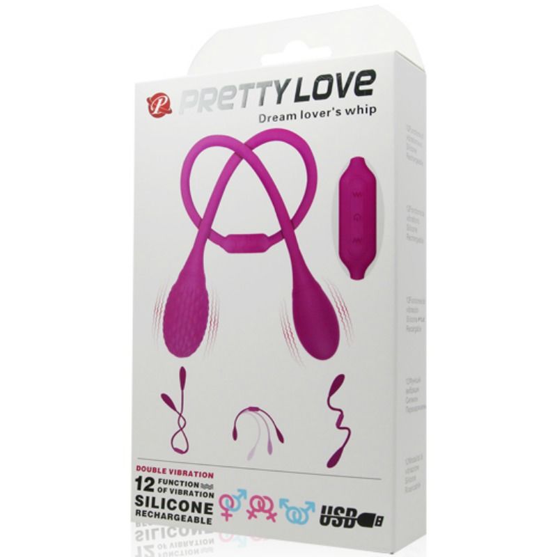 PRETTY LOVE - UNISEX STIMULATOR DREAM LOVERS WHIP 2 PRETTY LOVE SMART  NOCTURNA DESIRES