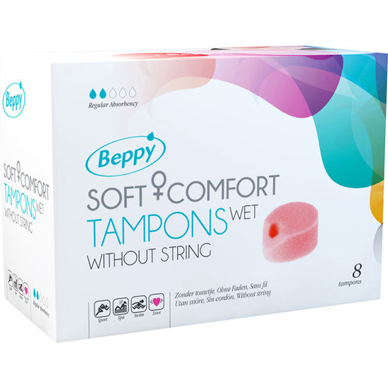 BEPPY - SOFT COMFORT TAMPONS WET 8 UNITS - NOCTURNA DESIRES