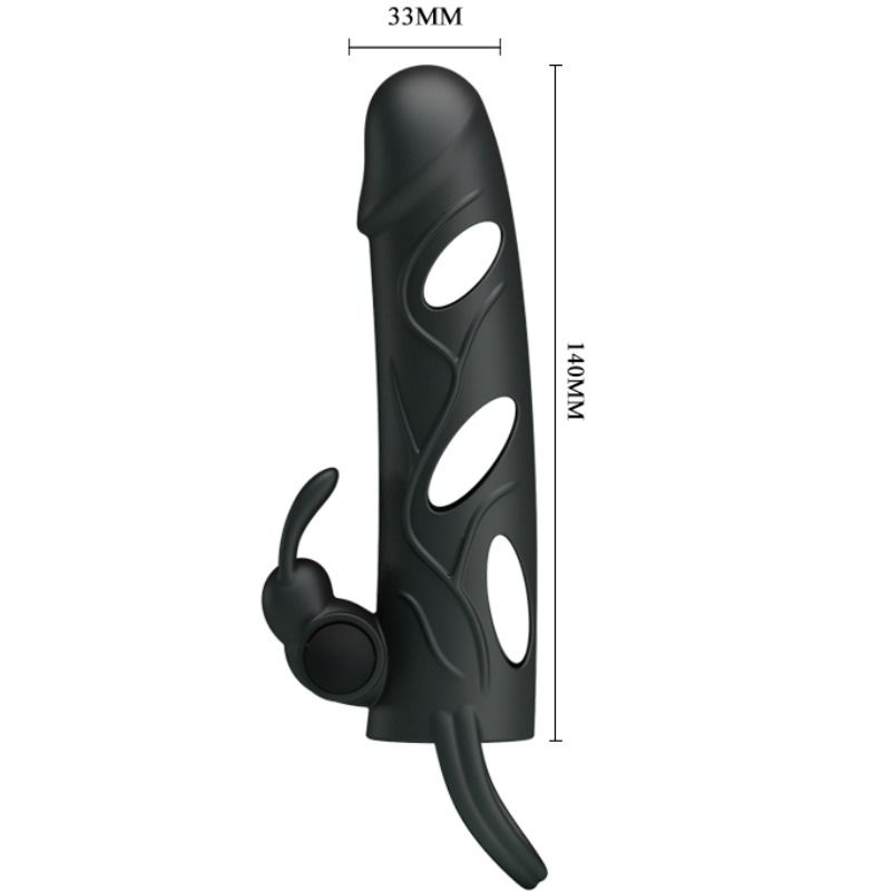 PRETTY LOVE - SILICONE COVER WITH VIBRATION 14 CM 2.0 PRETTY LOVE  NOCTURNA DESIRES