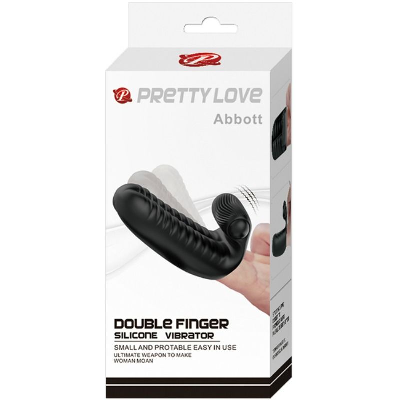 PRETTY LOVE - ABBOTT BLACK STIMULATOR THIMBLE PRETTY LOVE  NOCTURNA DESIRES