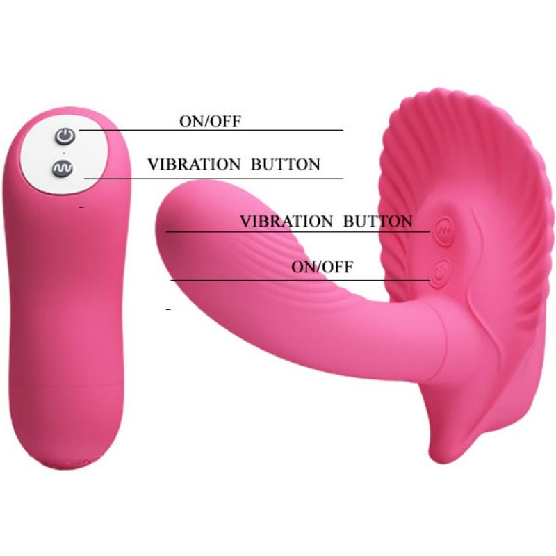 PRETTY LOVE - REMOTE CONTROL STIMULATING SHELL PRETTY LOVE FLIRTATION  NOCTURNA DESIRES