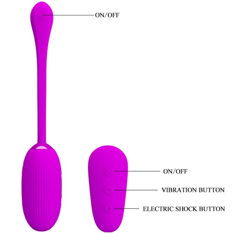 PRETTY LOVE - SHOCK FUN VIBRATING EGG AND ELECTROSHOCK PRETTY LOVE SMART  NOCTURNA DESIRES