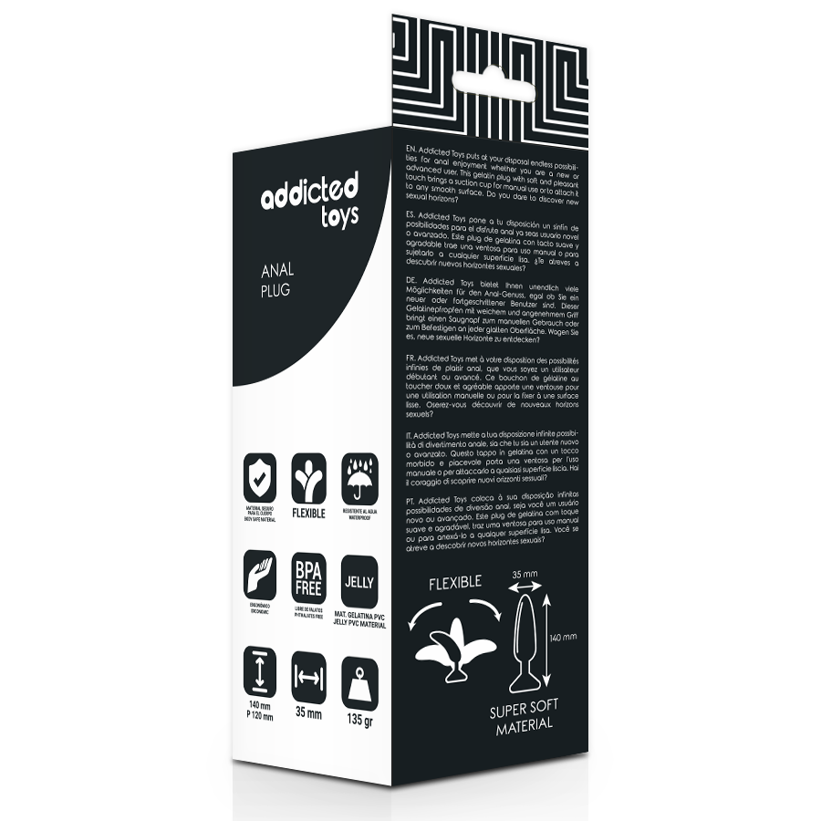 ADDICTED TOYS - ANAL PLUG 14 CM - NOCTURNA DESIRES