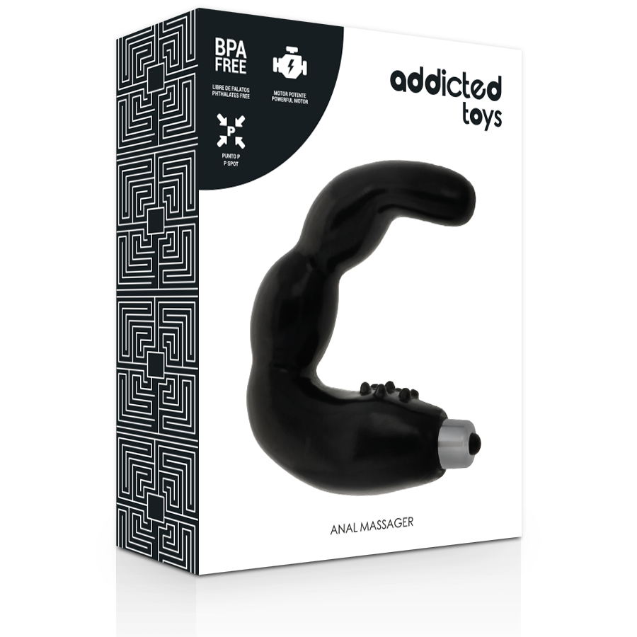 ADDICTED TOYS - PROSTATE ANAL MASSAGER VIBRATION - NOCTURNA DESIRES