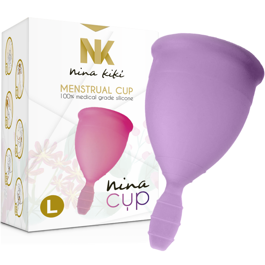 NINA KIKÍ - MENSTRUAL CUP PURPLE - SIZE L NINA KIKÍ  NOCTURNA DESIRES