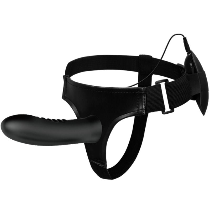 PRETTY LOVE - MYRON STRAP ON WITH VIBRATION AND HOLLOW DILDO - NOCTURNA DESIRES