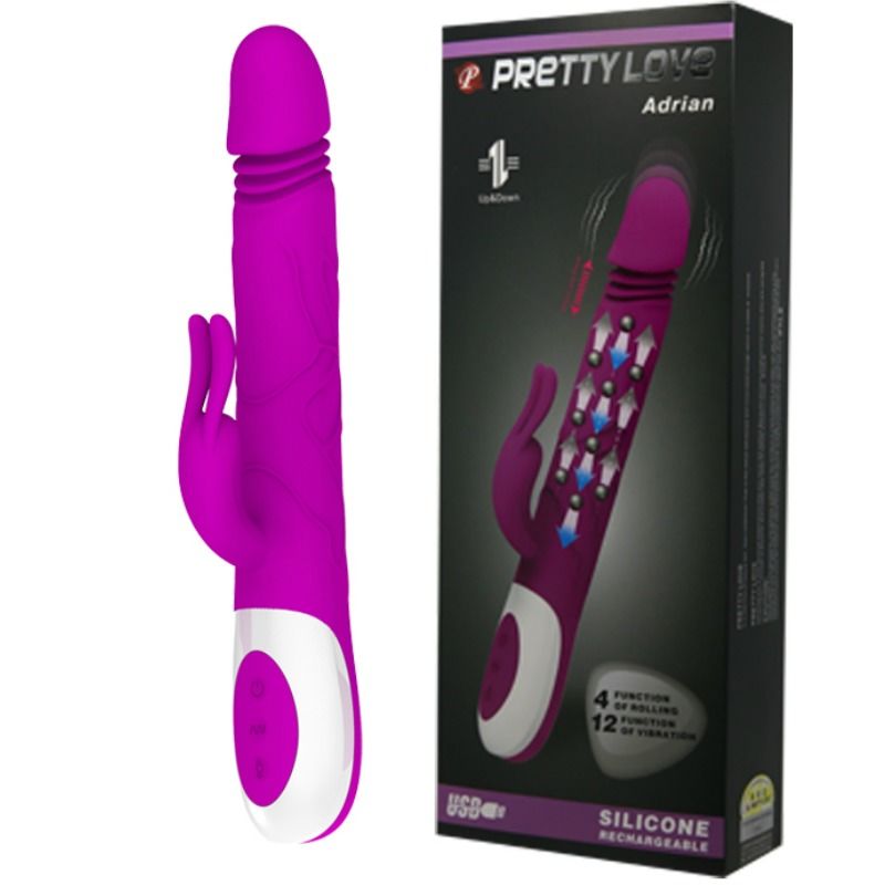 PRETTY LOVE - ADRIAN RECHARGEABLE MULTIFUNCTION - NOCTURNA DESIRES