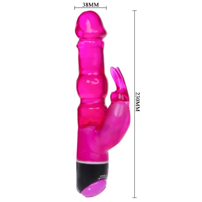 BAILE - WAVES OF PLEASURE FANTASY VIBRATOR WITH LILAC RABBIT 23 CM BAILE VIBRATORS  NOCTURNA DESIRES