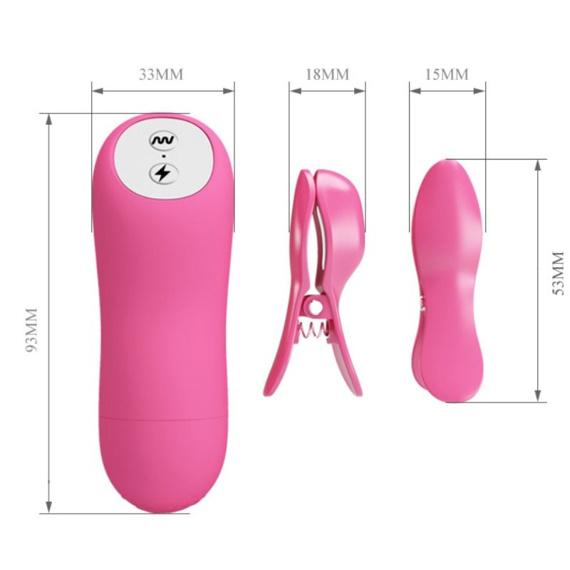 BAILE - ROMANTIC WAVE PIZZAS WITH VIBRATION AND FUCHSIA ELECTROSHOCK BAILE STIMULATING  NOCTURNA DESIRES