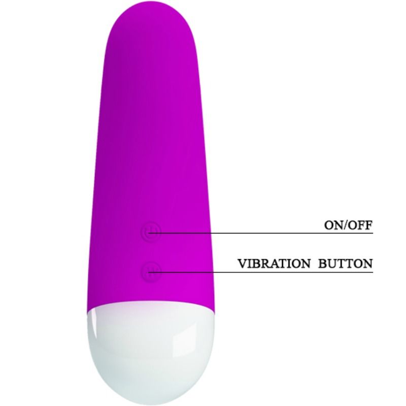 PRETTY LOVE - LUTHER MINI VIBRATOR 30 VIBRATION MODES PRETTY LOVE  NOCTURNA DESIRES