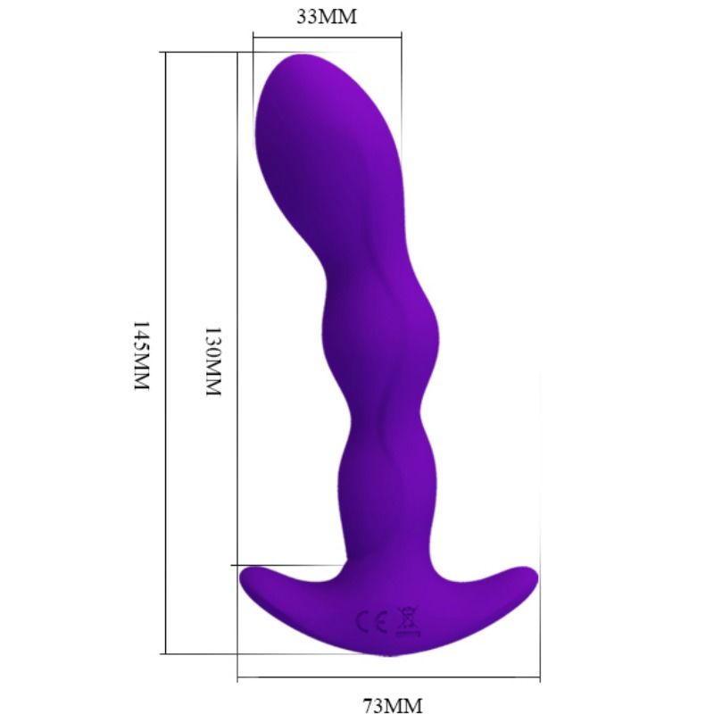 PRETTY LOVE - ANAL MASSAGER 12 LILAC VIBRATION MODES PRETTY LOVE  NOCTURNA DESIRES