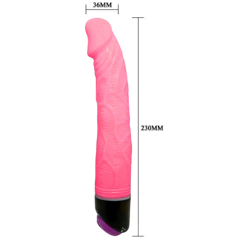 BAILE - ADOUR CLUB REALISTIC VIBRATOR 23 CM PINK - NOCTURNA DESIRES