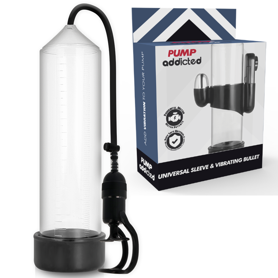 PUMP ADDICTED - RX5 TRANSPARENT VIBRATOR - NOCTURNA DESIRES