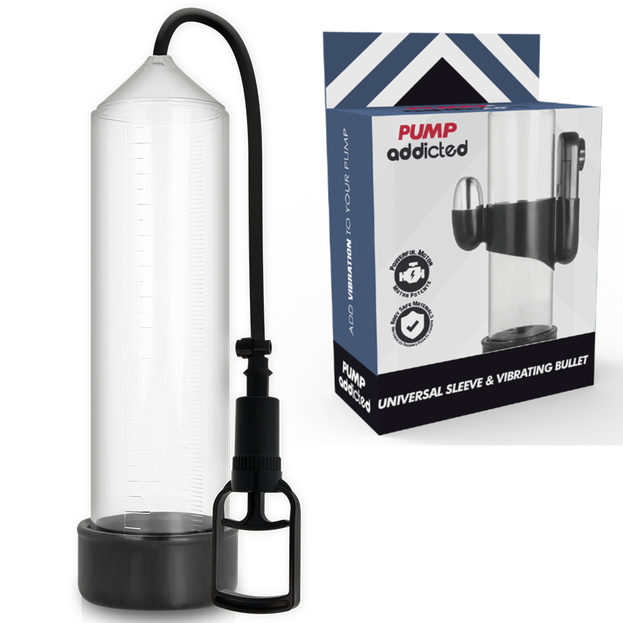 PUMP ADDICTED - RX7 TRANSPARENT VIBRATOR - NOCTURNA DESIRES