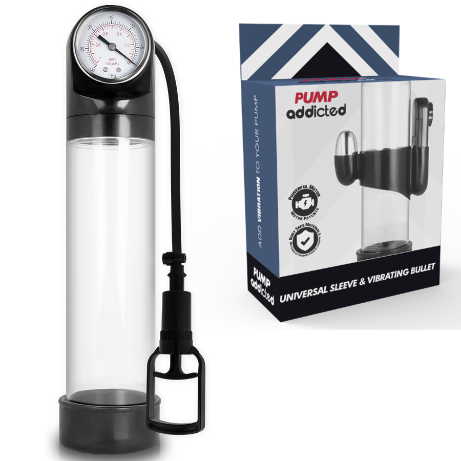 PUMP ADDICTED - RX9 TRANSPARENT VIBRATOR - NOCTURNA DESIRES