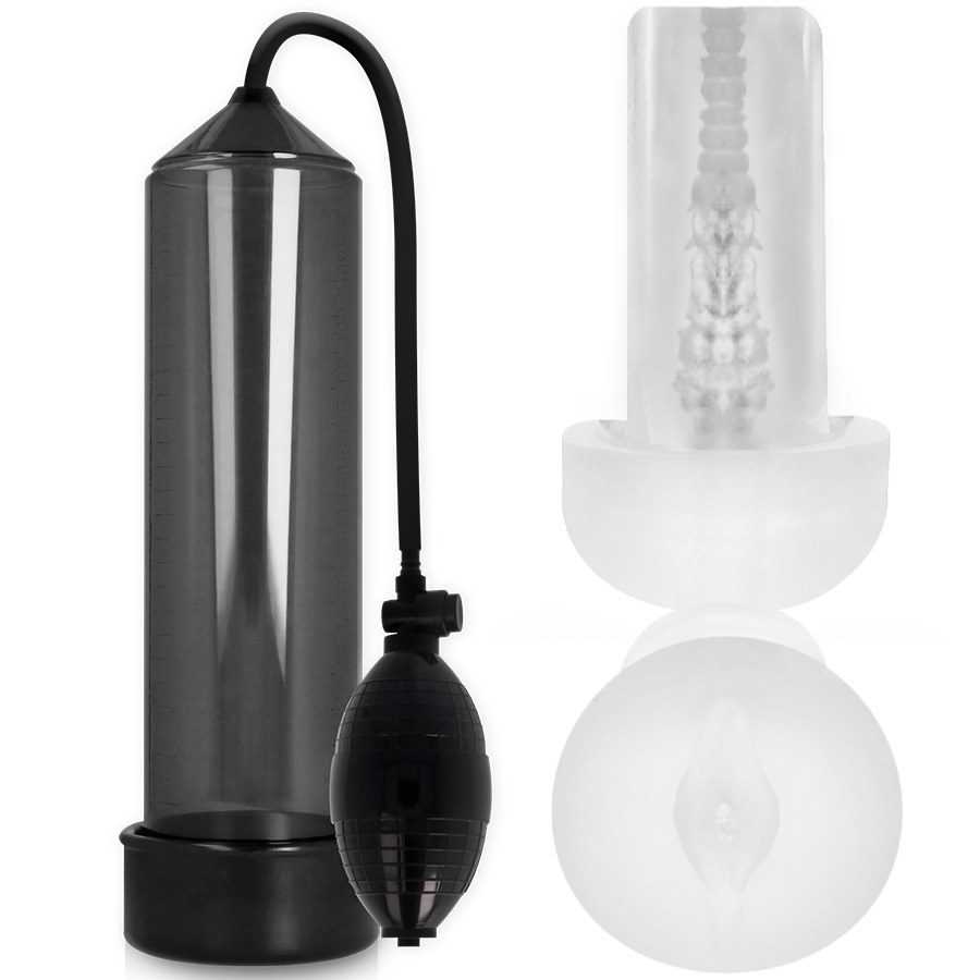 PUMP ADDICTED - RX3 BLACK WITH PLEASURE SLEEVE - NOCTURNA DESIRES