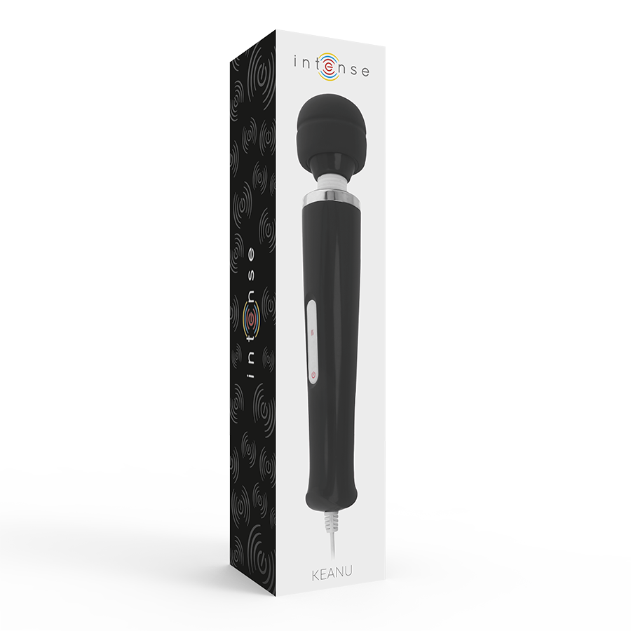 INTENSE - KEANU WAND BLACK MASSAGER - NOCTURNA DESIRES