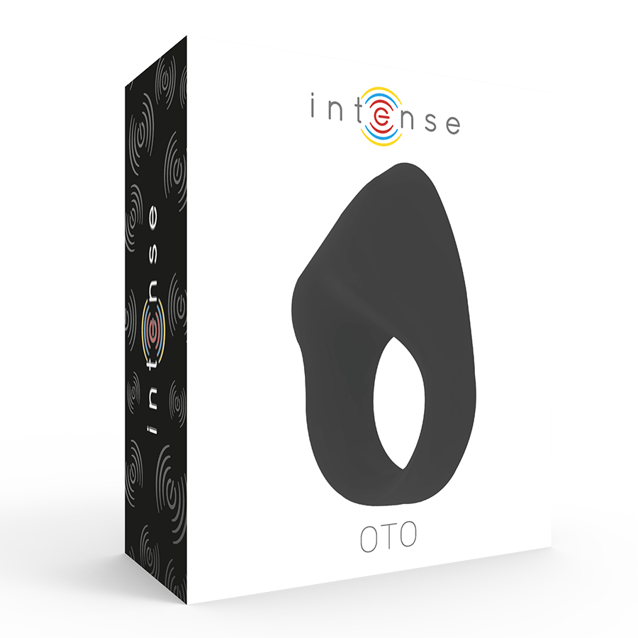 INTENSE - OTO BLACK RECHARGEABLE VIBRATOR RING - NOCTURNA DESIRES