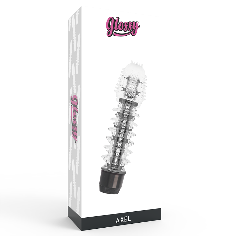 GLOSSY - AXEL BLACK VIBRATOR - NOCTURNA DESIRES