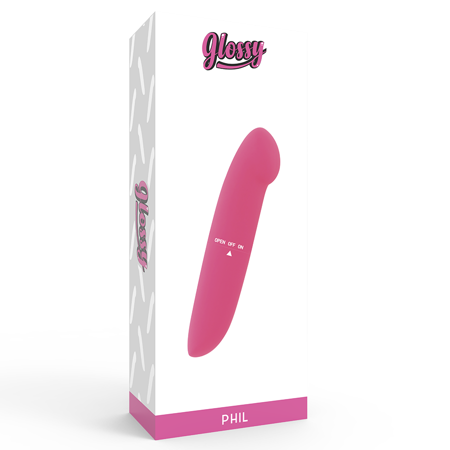 GLOSSY - PHIL VIBRATOR PINK - NOCTURNA DESIRES