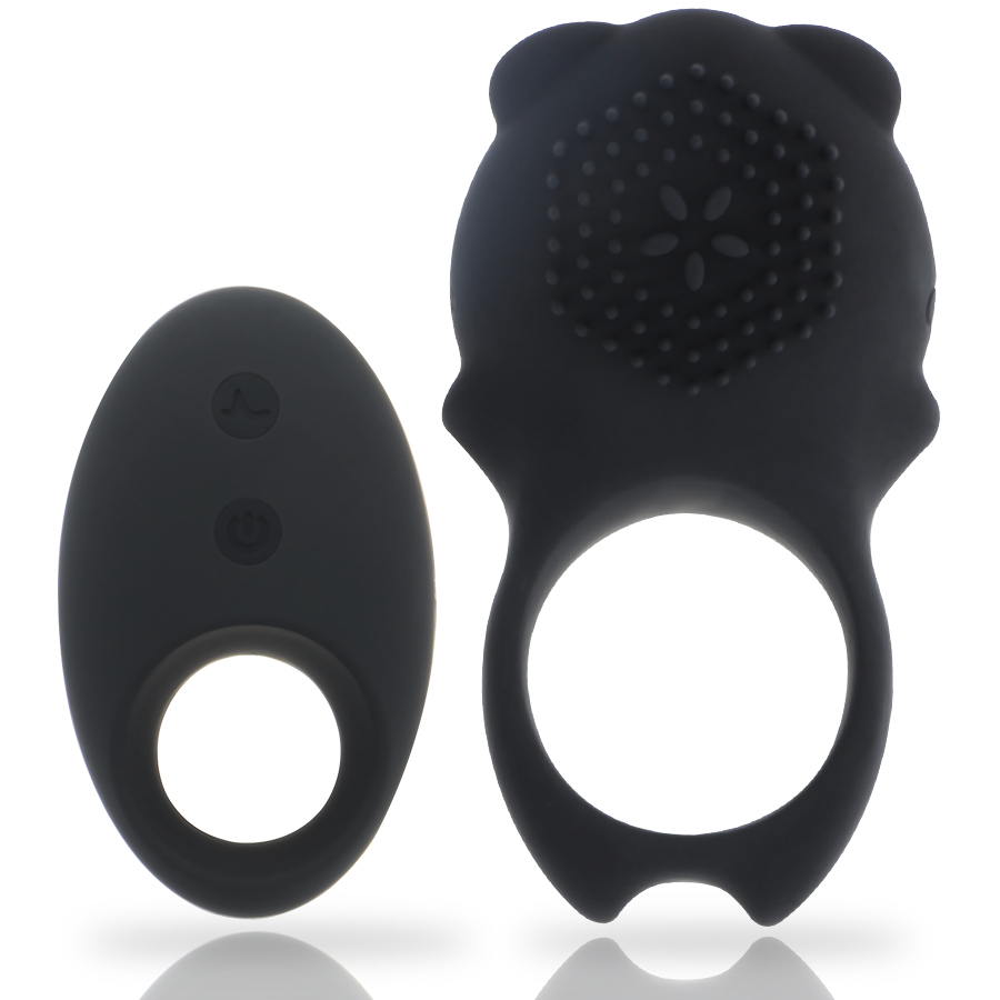 MIA  - COLOSSEO COCK RING REMOTE CONTROL BLACK - NOCTURNA DESIRES