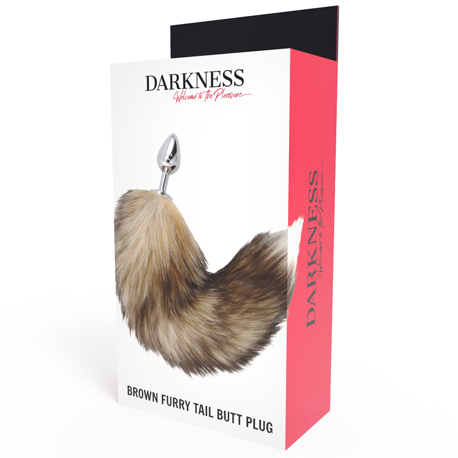 DARKNESS - TAIL BUTT PLUG SILVER - NOCTURNA DESIRES