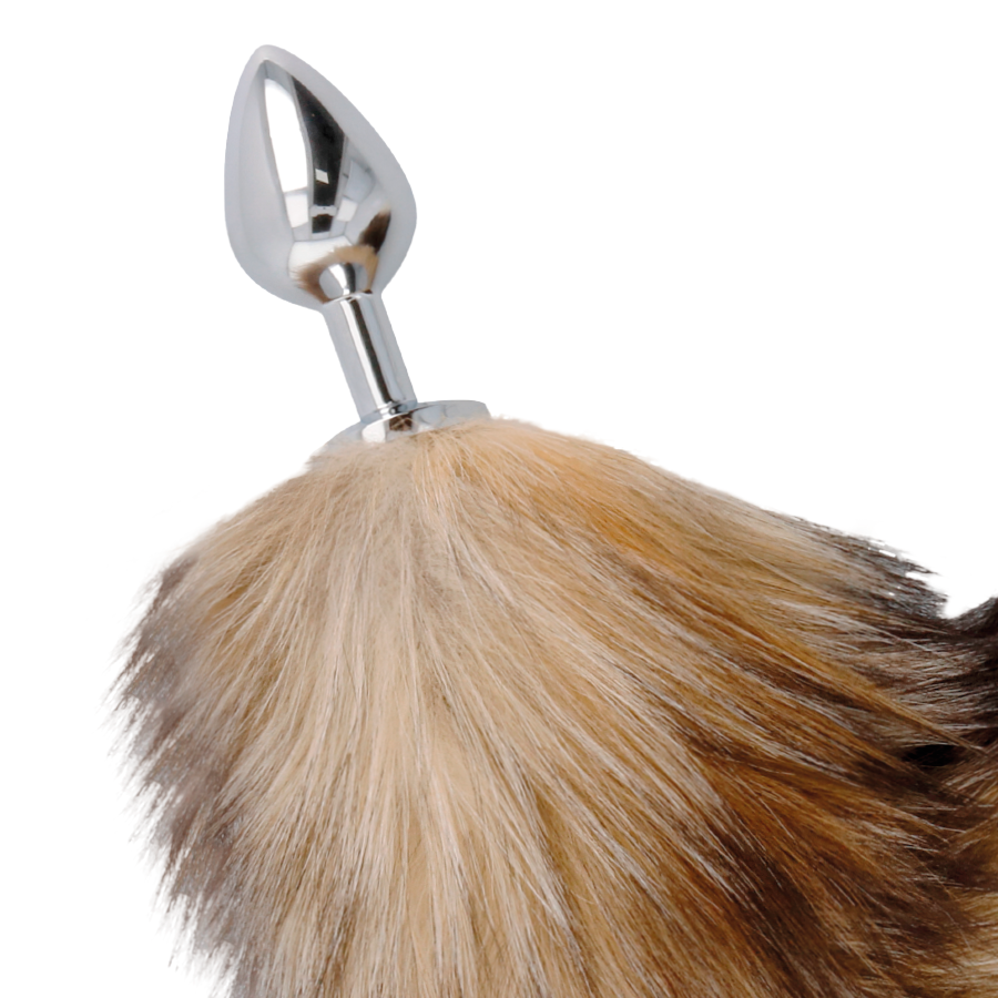 DARKNESS - TAIL BUTT PLUG SILVER - NOCTURNA DESIRES
