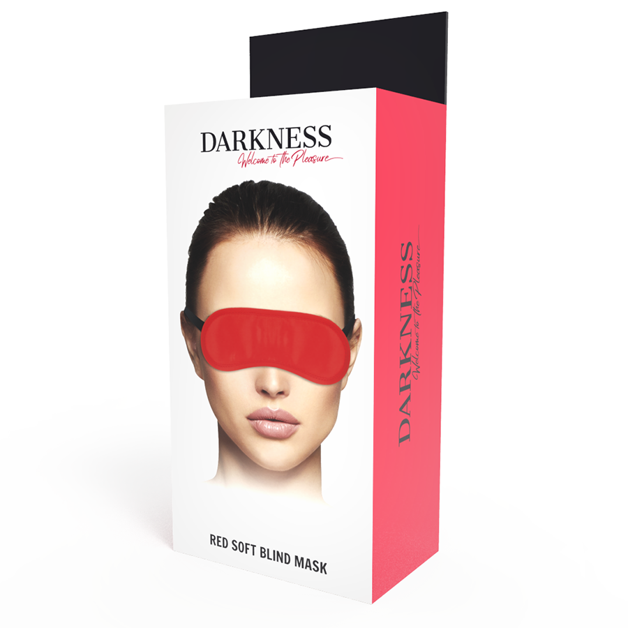 DARKNESS - STRAIGHT RED MASK - NOCTURNA DESIRES