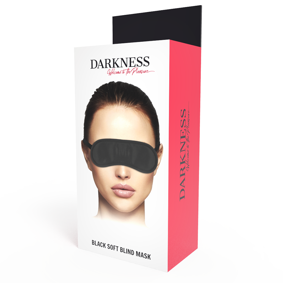 DARKNESS - STRAIGHT BLACK MASK - NOCTURNA DESIRES