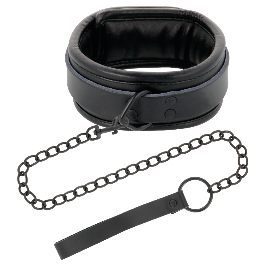 DARKNESS - BLACK NECKLACE WITH CHAIN - NOCTURNA DESIRES