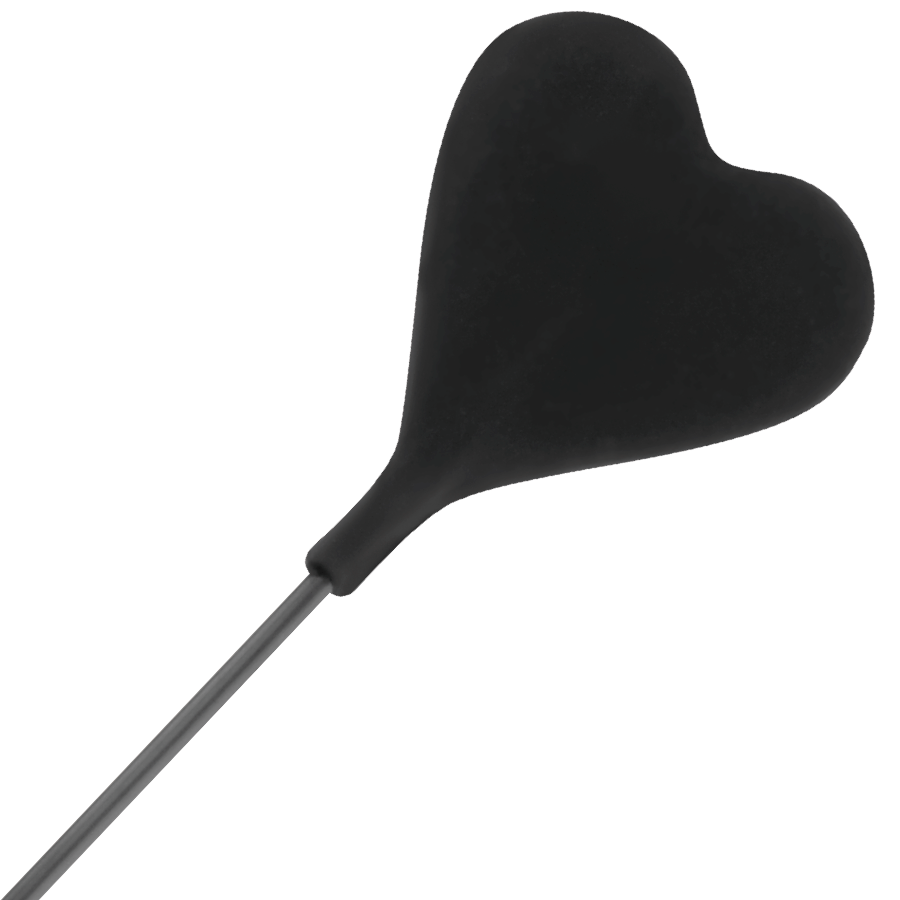 DARKNESS - BLACK LOVE FEATHER WHIP 40 CM - NOCTURNA DESIRES