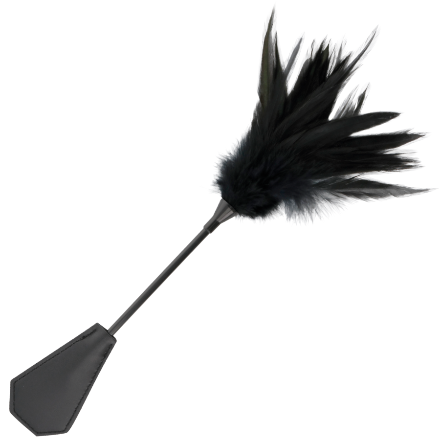 DARKNESS - BLACK FEATHER WHIP - NOCTURNA DESIRES