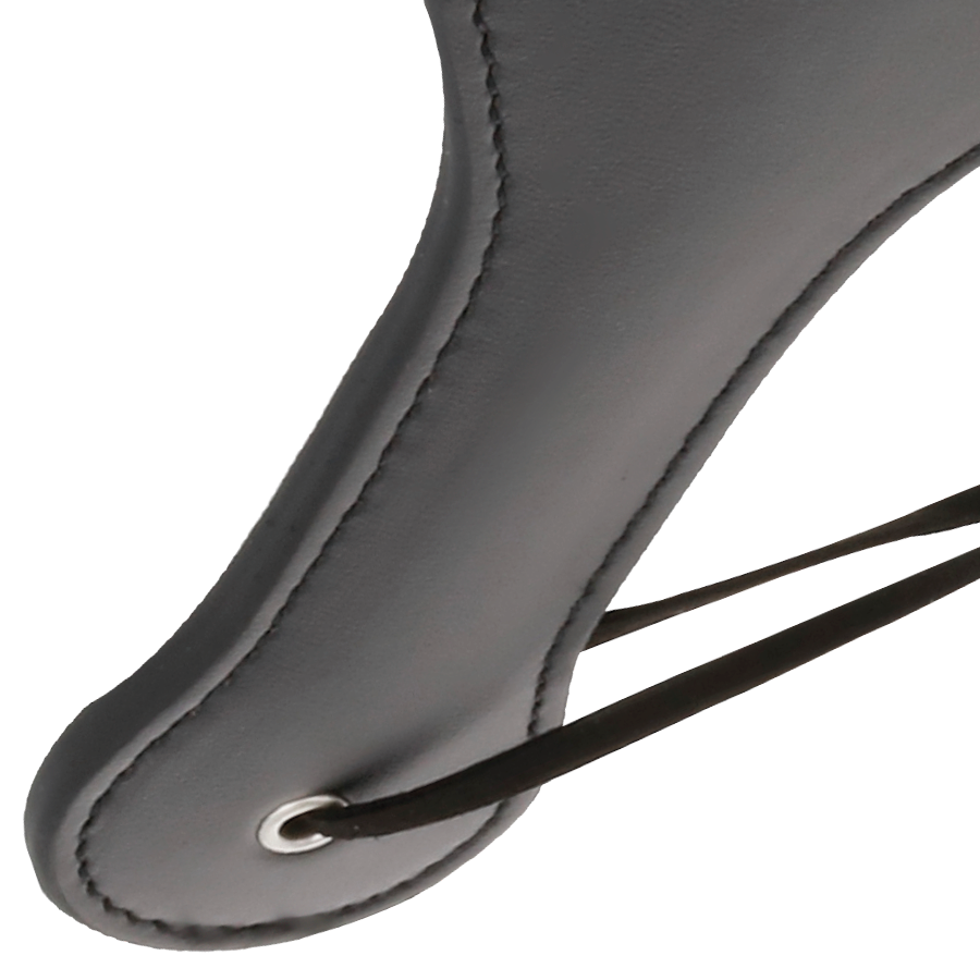 DARKNESS - ROUNDED BLACK FETISH PADDLE - NOCTURNA DESIRES