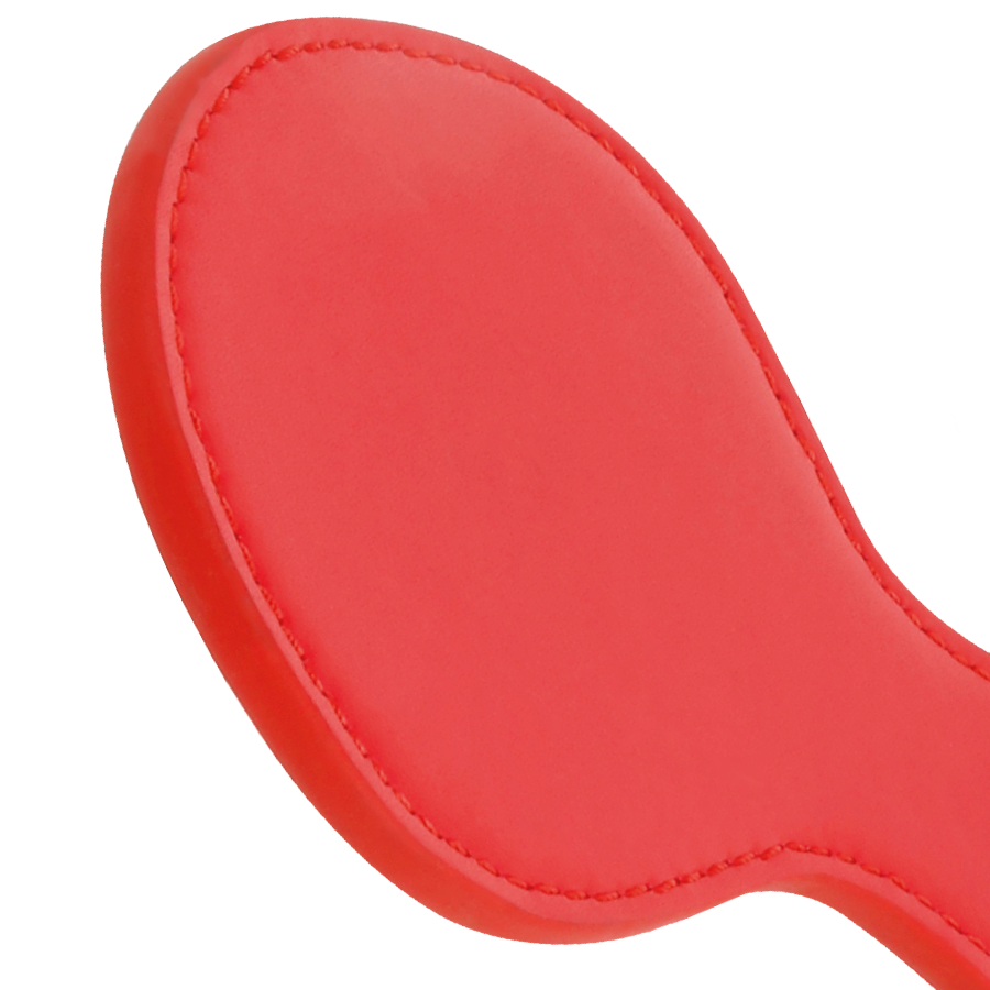 DARKNESS - RED ROUNDED FETISH PADDLE - NOCTURNA DESIRES