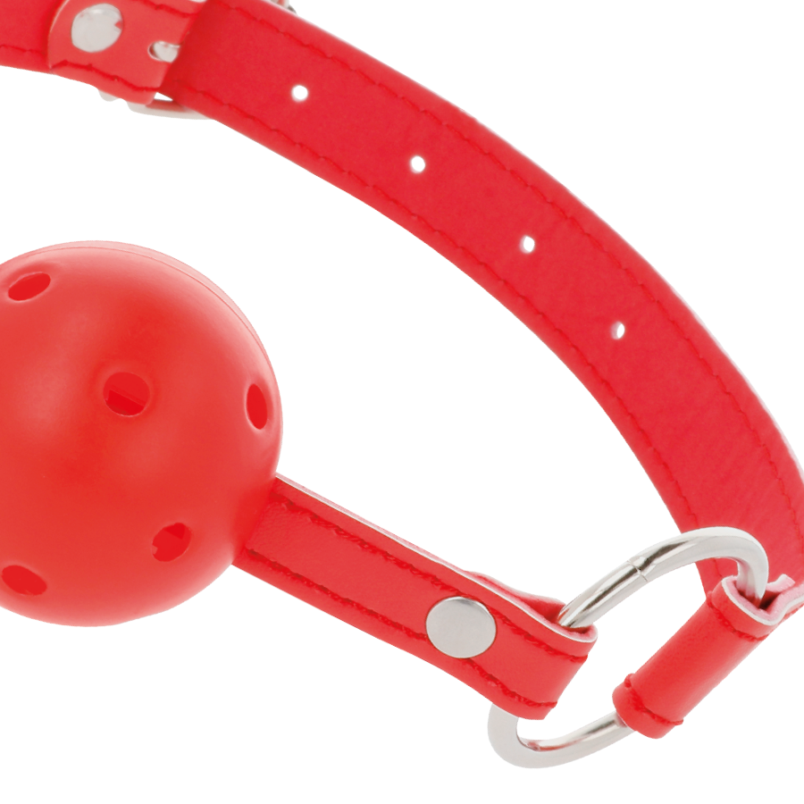 DARKNESS - RED BREATHABLE GAG - NOCTURNA DESIRES