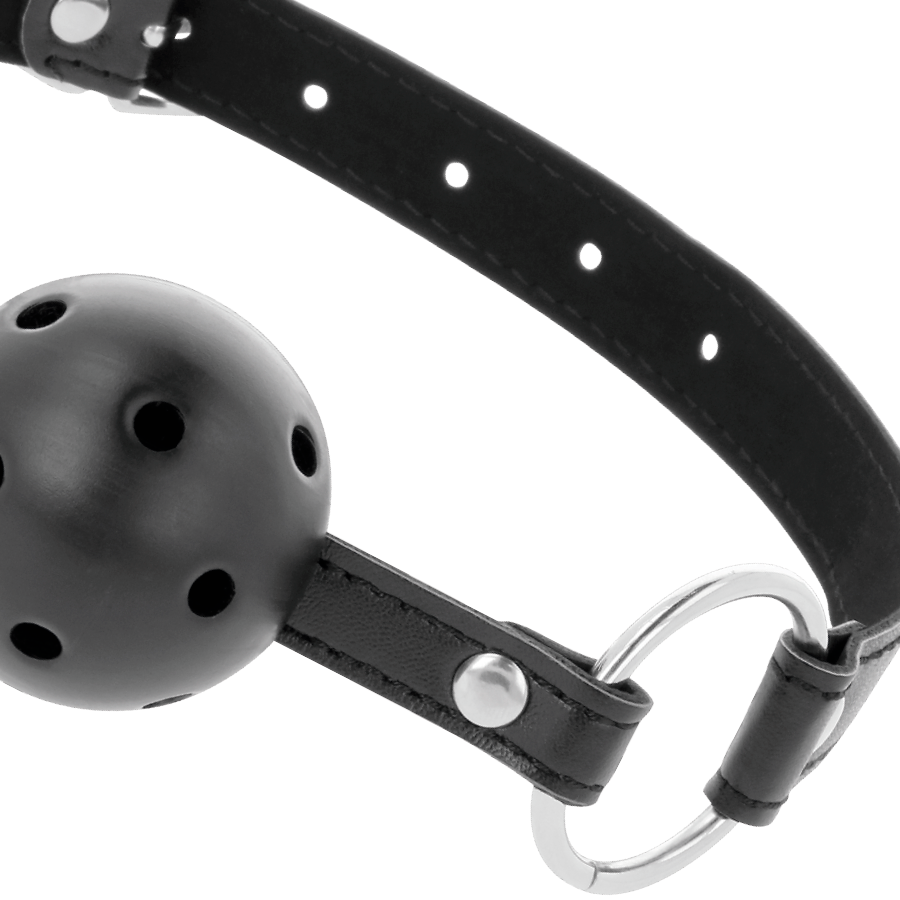 DARKNESS - BLACK BREATHABLE GAG - NOCTURNA DESIRES