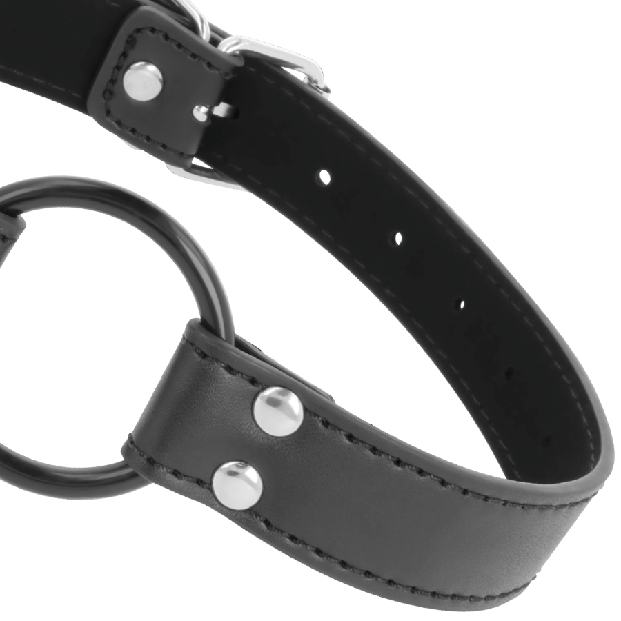 DARKNESS - GAG WITH RING DIAMETER 3.6 CM - NOCTURNA DESIRES