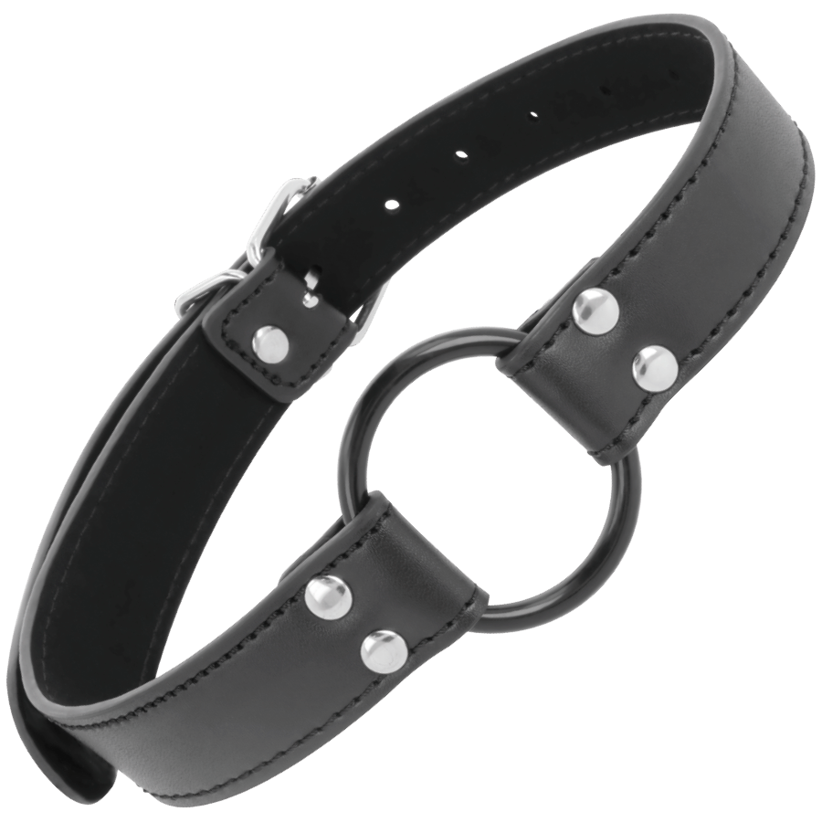 DARKNESS - GAG WITH RING DIAMETER 3.6 CM - NOCTURNA DESIRES