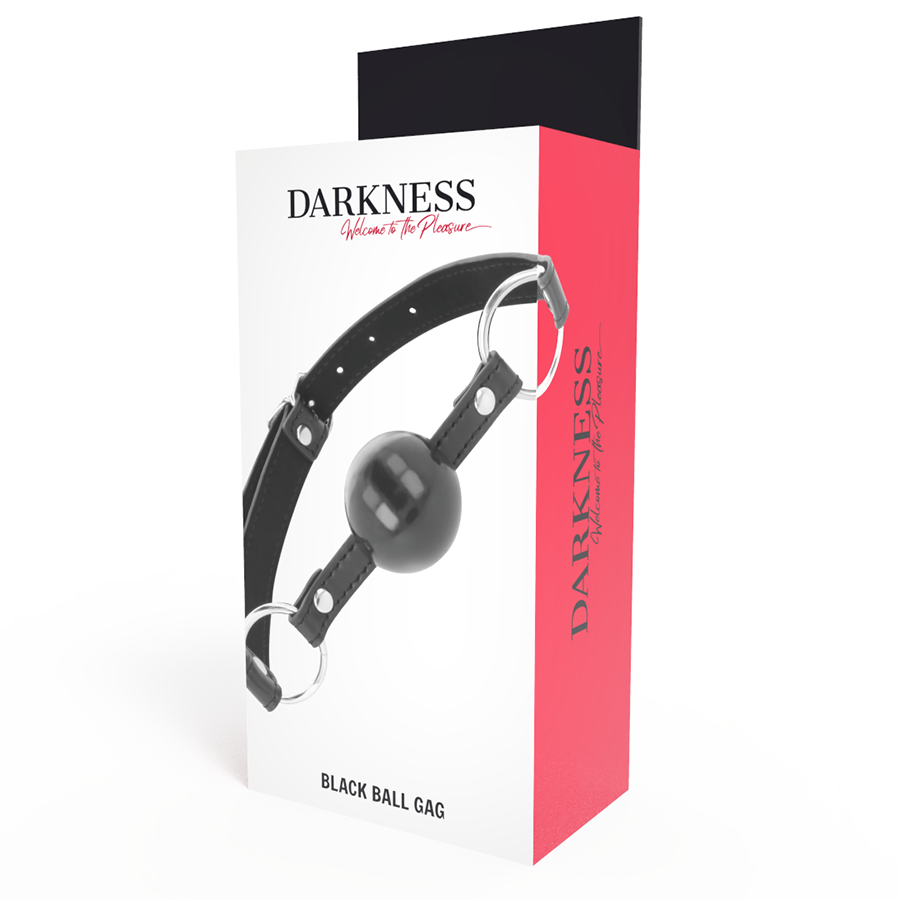 DARKNESS - BLACK BALL GAG - NOCTURNA DESIRES